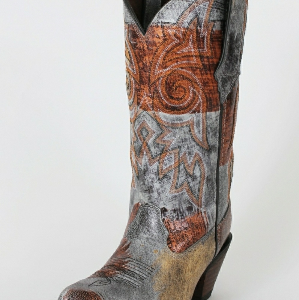 CRUSH BY DURANGO WOMEN'S CRACKLE & CHROME BOOT
